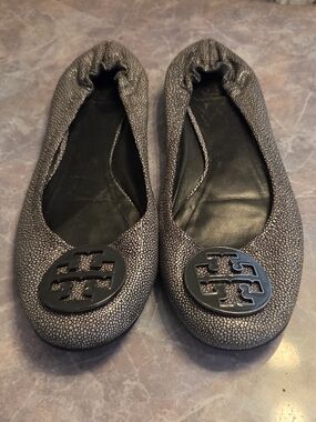 Tory Burch  Ballet Flats with Logo Medallion